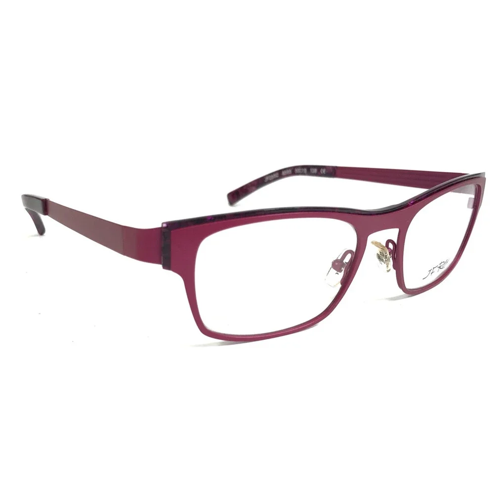 J.F. Rey Eyeglasses Frames JF2552 8585 Fuchsia Plum Pink Purple Brown 50-19-138